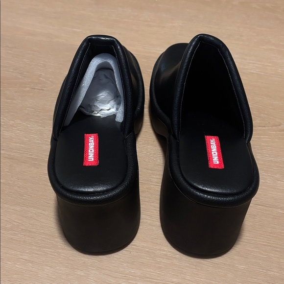 NIB Union Bay Black Amber Clog Lug Heel size 9 - Picture 3 of 6